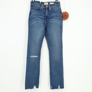 JAEN HIGH RISE DISTRESSED‎ JEANS